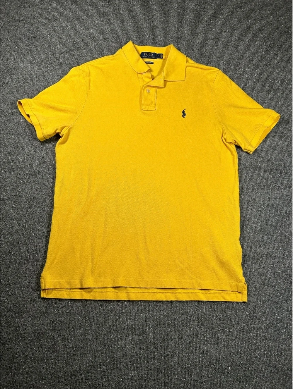 Polo Ralph Lauren Classic Fit Yellow Polo Shirt Men's Medium